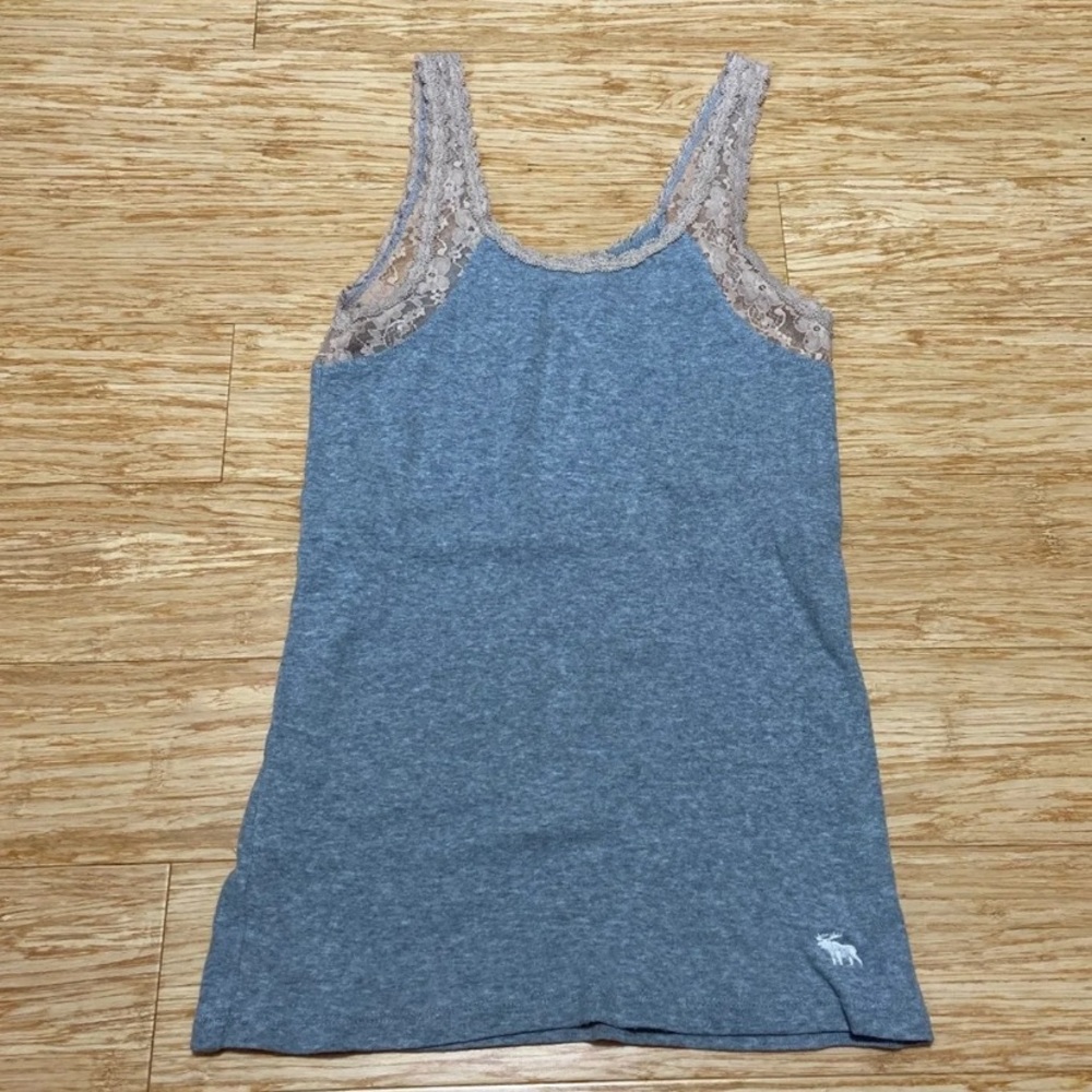 abercrombie kids gray tank top